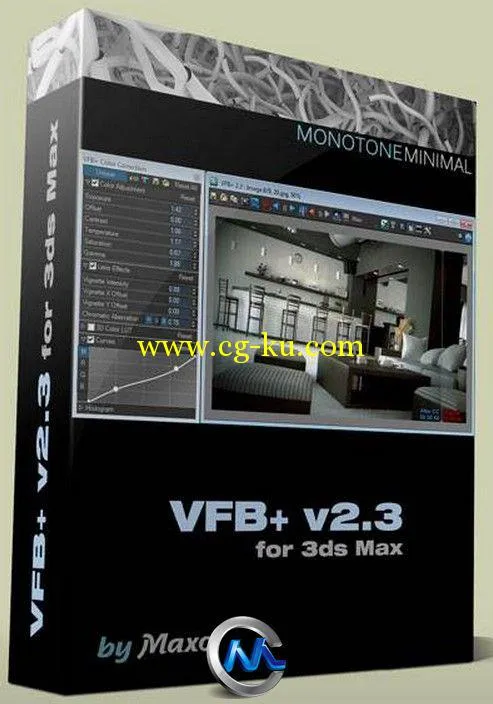 3dsMax渲染插件V2.3版 VFB+ v2.3 For 3ds Max 2011-2014 Win32/Win64的图片1