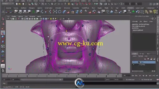 Maya角色面部制作视频教程 Digital-Tutors Joint-Based Facial Rigging in Maya的图片3