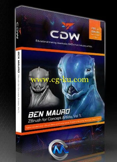 ZBrush雕刻艺术家教程集第一季 Ben Mauro ZBrush for Concept Artists Vol.1的图片1