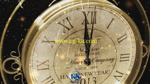 新年倒计时时钟AE模板 Videohive New Year Countdown Clock 2012 146394 After Eff...的图片2