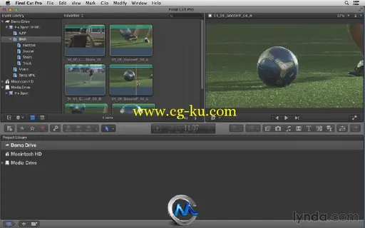 Final Cut Pro X商业广告实例制作视频教程 Lynda.com Commercial Editing Techniqu...的图片4