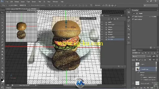 Photoshop三维建模训练视频教程 InfiniteSkills Learning 3D Modeling in Photosho...的图片1