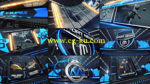 体育运动电视包装设计AE模板 VideoHive Broadcast Design Sport ID 4670588的图片1