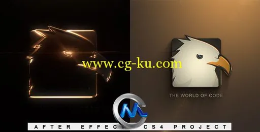 质感边缘渐现Lgogo标志演绎AE模板 VideoHive Elegant Glossy Edge Reveal 4649585 ...的图片1