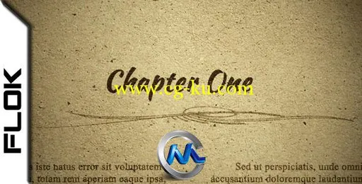 书籍报纸介绍板式AE模板 VideoHive Chapter One 4407249 Project for After Effects的图片1