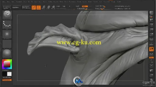 ZBrush兽人头像制作视频教程第四季 3DMotive Orc Head in ZBrush vol.4的图片2