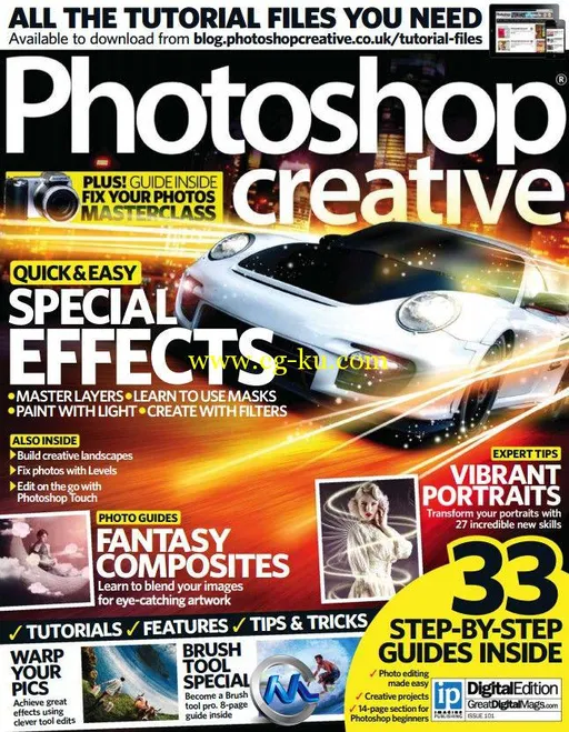 Photoshop创意杂志2013年第101期 Photoshop Creative Issue 101 2013的图片1