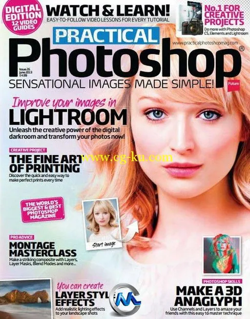 Photoshop技术指南杂志2013年6月刊 Practical Photoshop June 2013的图片1