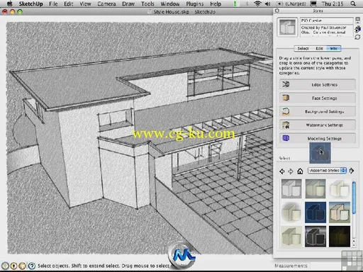 SketchUp基础训练视频教程 InfiniteSkills Learning SketchUp Training Video的图片2