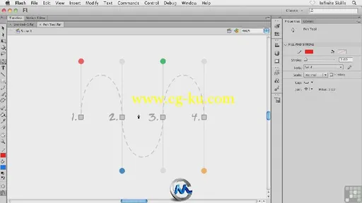 FlashCS6基础训练视频教程 Infiniteskills Learning Adobe Flash CS6 Training Video的图片1