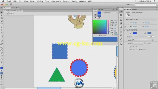 FlashCS6基础训练视频教程 Infiniteskills Learning Adobe Flash CS6 Training Video的图片2