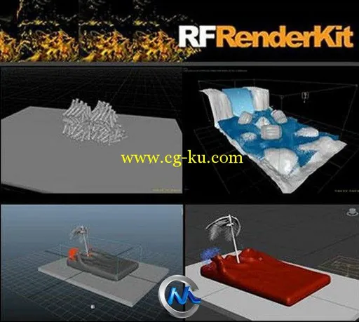 RealFlow流体动力学软件3dsmax接口V2.5.27.4版 NextLimit RealFlow RenderKit 2.5....的图片2