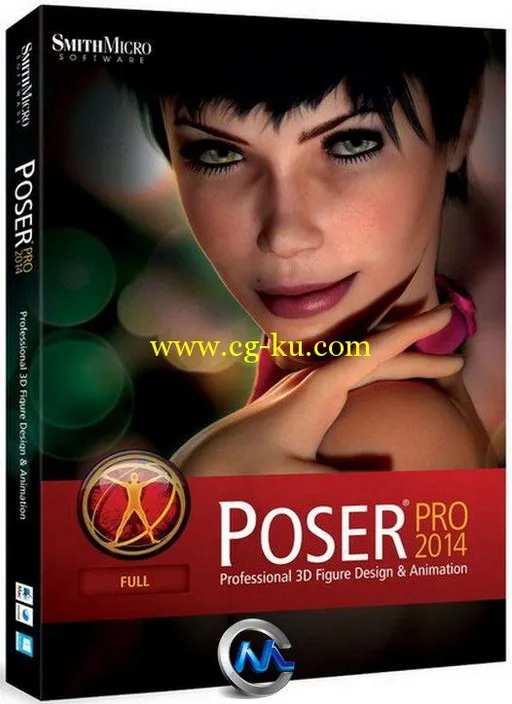 CG人物造型设计软件V2014SR1版+资料包 Smith Micro Poser Pro 2014 with SR1的图片1