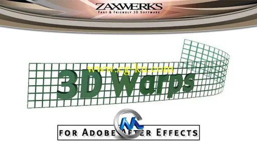 AE三维扭曲变形插件V2.0.1版 Zaxwerks 3D Warps 2.0.1 for After Effects CS5-CS6-VR的图片1