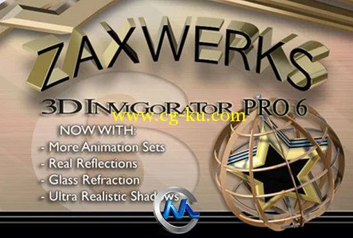 AE三维文字特效插件V6.1.1版 Zaxwerks 3D Invigorator PRO 6.1.1 for After Effect...的图片1