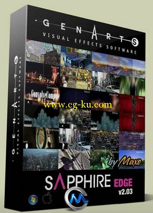 AE蓝宝石插件V2.03全版本 Genarts Sapphire Edge v2.03 for All Platforms Win/Mac...的图片1