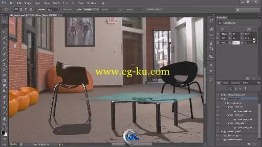 Photoshop场景照明视频教程 Digital-Tutors Blurring the Line Between 2D and 3D ...的图片2