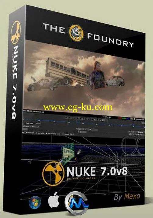 影视后期特效合成软件7.0V8版 The Foundry NUKEX 7.0v8 Win/Mac/Linux XFORCE的图片1