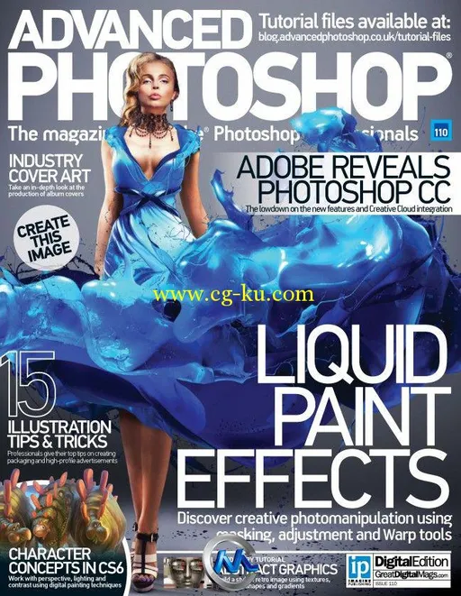 Photoshop高端杂志2013年第110期 Advanced Photoshop Issue 110 2013的图片1