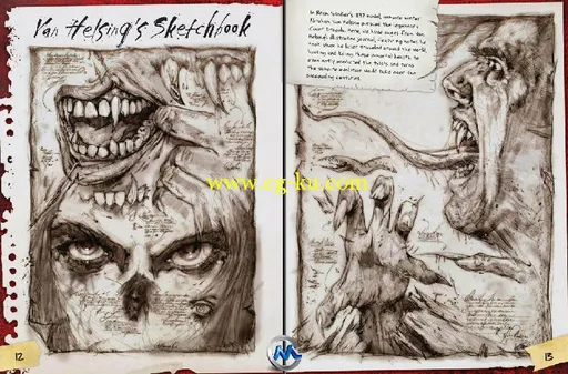 吸血鬼绘画技法书籍 How to Draw Vampires Discover the secrets to drawing paint...的图片2