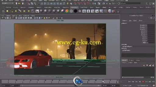 Nuke与Maya角色三维场景合成特效视频教程 Digital-Tutors Integrating a 3D Vehicl...的图片2