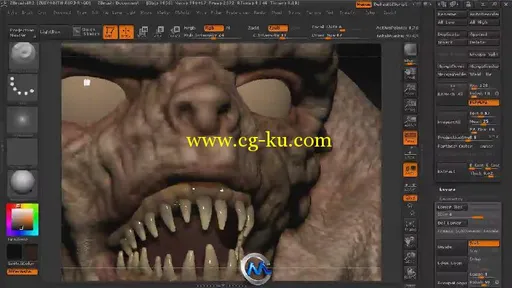 ZBrush恶魔角色制作视频教程 Digital-Tutors Creating a Portfolio-Ready Demon Co...的图片3