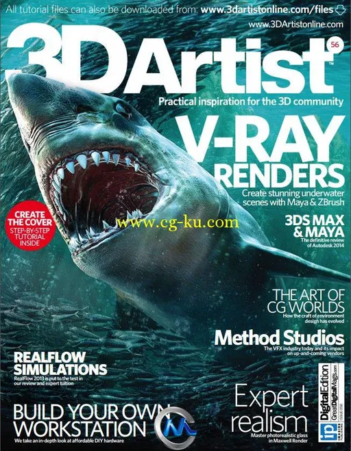 3D艺术家书籍杂志第56期 3D Artist Issue 56 2013的图片1