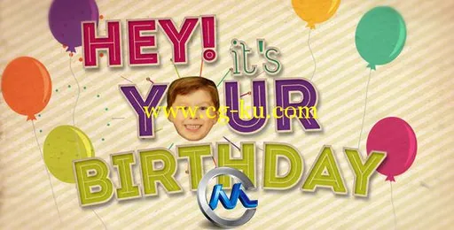 快乐聚会派对AE模板 VideoHive Hey! It's Your Birthday 3719807 Project for Afte...的图片1