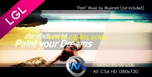 时尚设计板式AE模板 VideoHive Paint Your Dreams 1770815 Project for After Effects的图片1