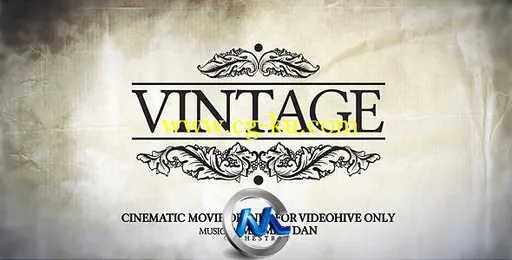 浪漫序曲AE模板 VideoHive Vintage Opener 1823937 Project for After Effect的图片1