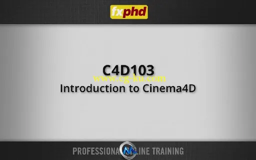 C4D综合训练视频教程第一季 FXPHD C4D103 Introduction to Cinema 4D R14 Part 1的图片1