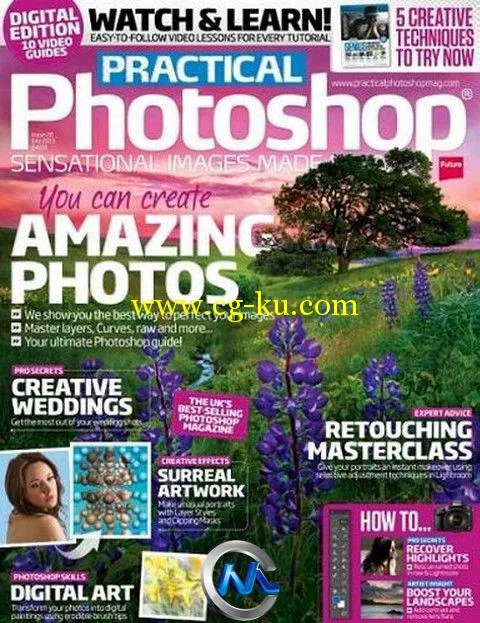 Photoshop技术指南杂志2013年7月刊 Practical Photoshop UK July 2013的图片1