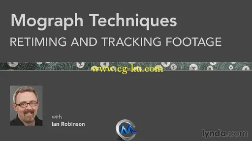 AE动态跟踪技术视频教程 Lynda.com Mograph Techniques Retiming and Tracking Foo...的图片1