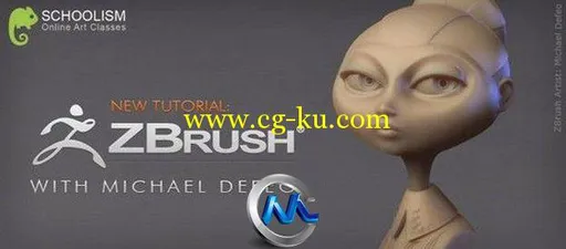 ZBrush角色人物高精度建模视频教程的图片1