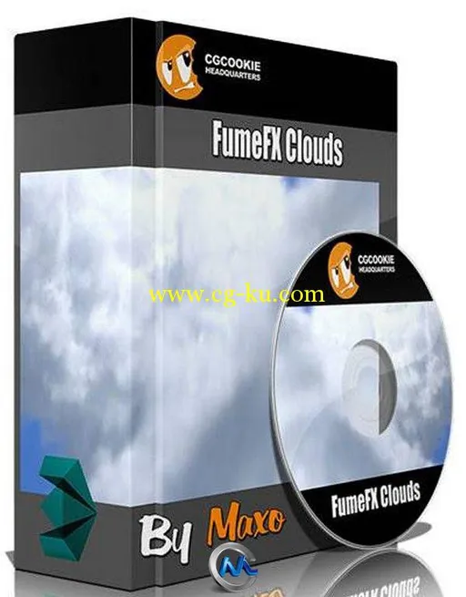 3dsmax中FumeFX云朵制作视频教程的图片1