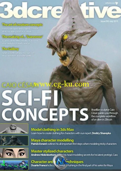 3D创意CG杂志2013年7月刊总第95期的图片1