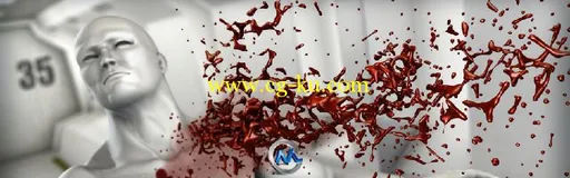 Maya与RealFlow鲜血模拟制作视频教程的图片1