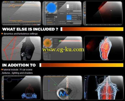 C4D人体三维透视视频教程的图片1