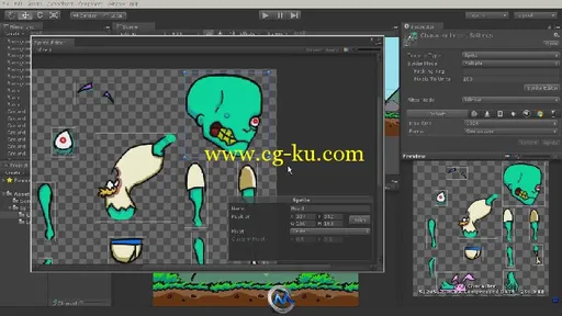 Unity卡通僵尸二维游戏制作视频教程的图片3