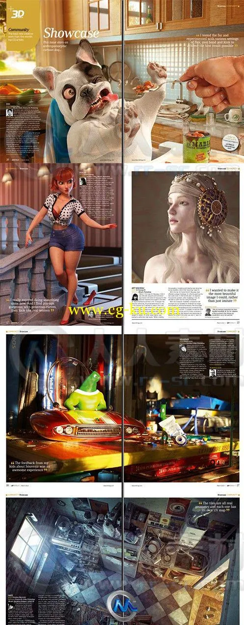 3D世界艺术杂志2014年3月刊的图片2