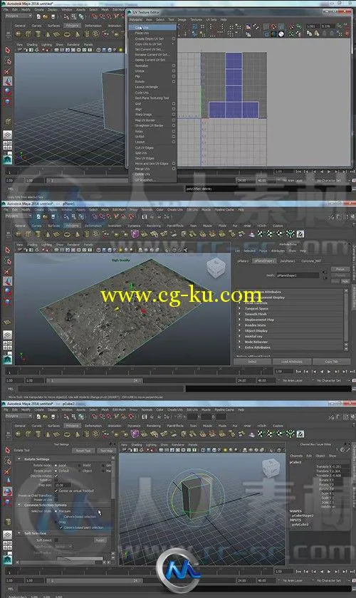 Maya与3dsmax建模相通性训练视频教程的图片2