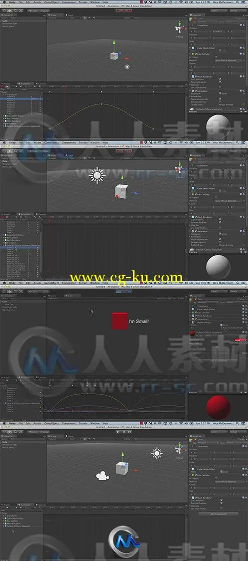 Unity动画图示训练视频教程的图片3