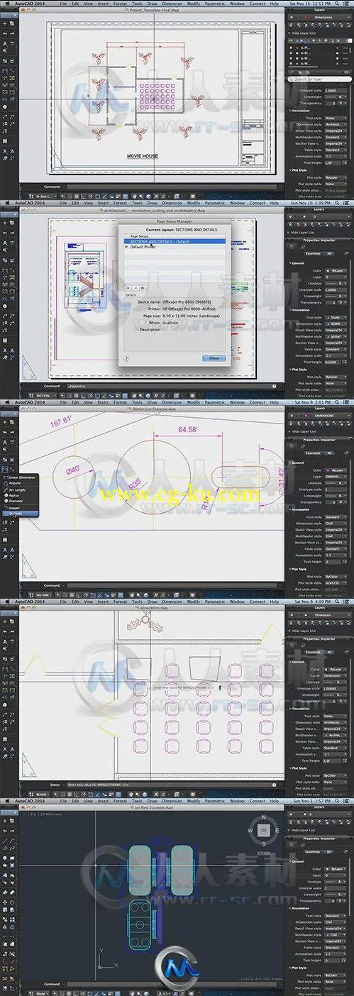 AutoCAD 2014 Mac版本综合训练视频教程的图片2