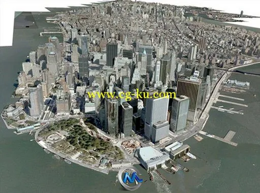 美国大型城市3D模型的图片1