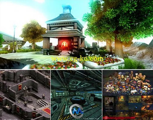 Unity游戏人物与环境场景3D模型合辑的图片1