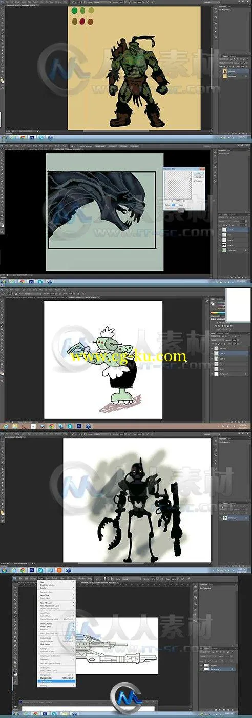 Photoshop科幻绘画艺术训练视频教程的图片2