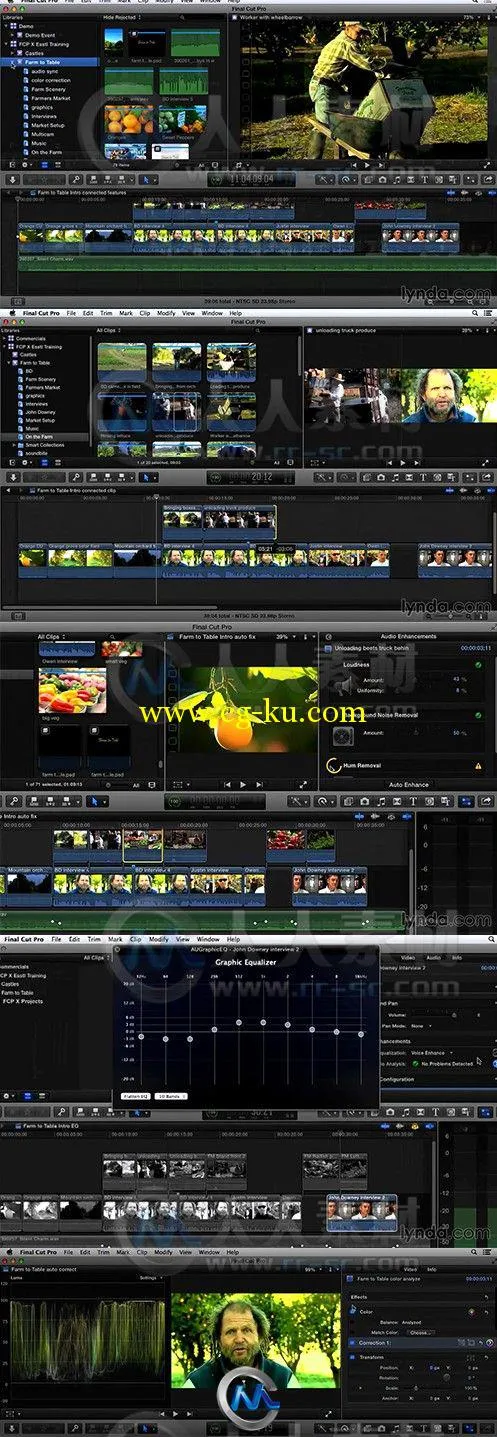 Final Cut Pro X 10基础入门训练视频教程的图片2