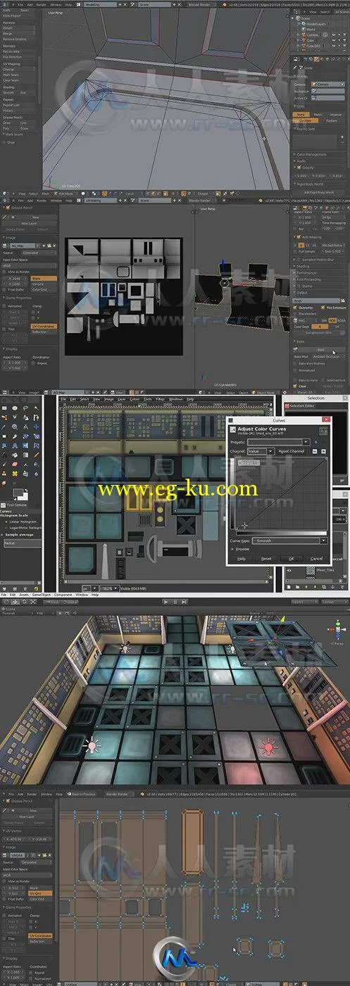 Unity与Blender游戏模块化制作视频教程第二季的图片2