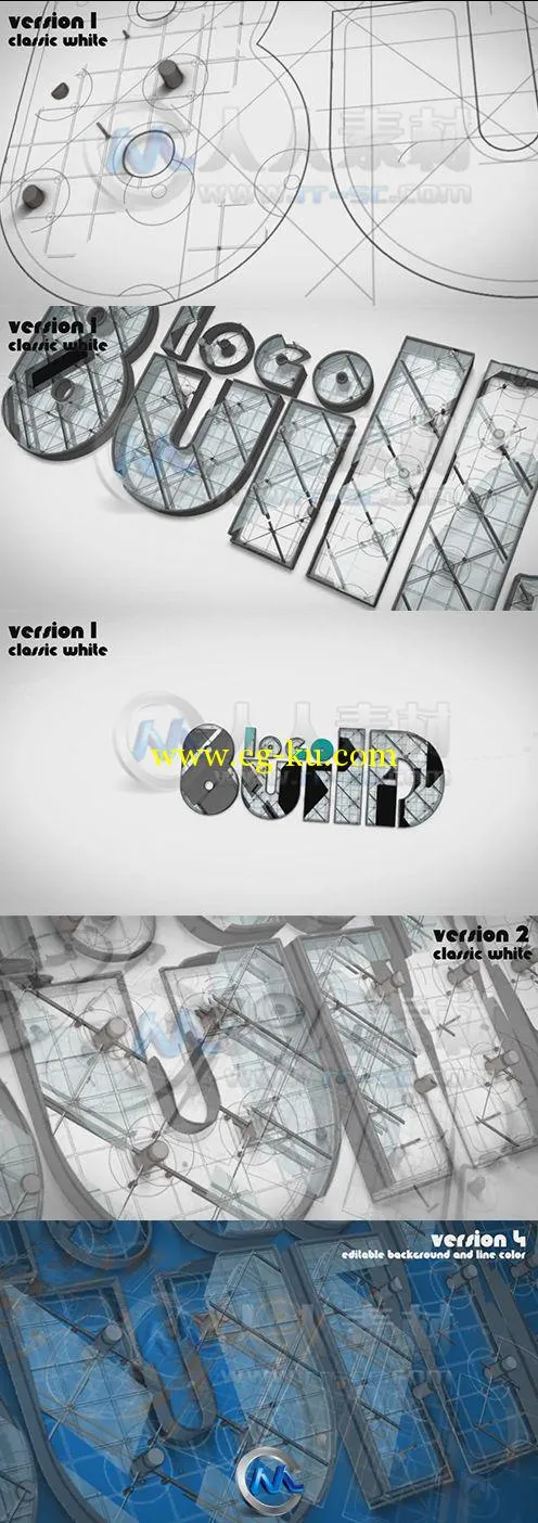 建筑漫游Logo演绎动画AE模板的图片2