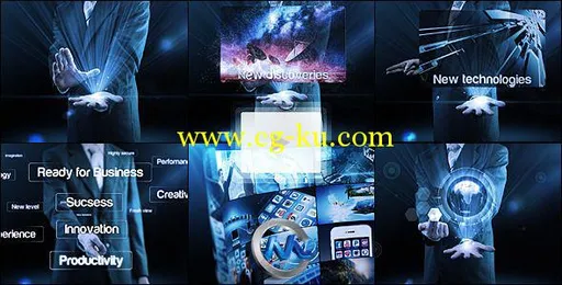 影像投影商务宣传动画AE模板的图片2